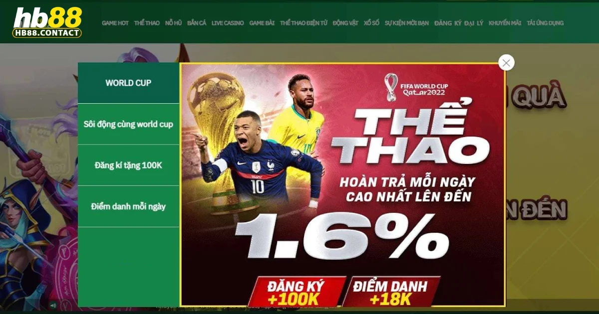 Cá cược thể thao tại HB88